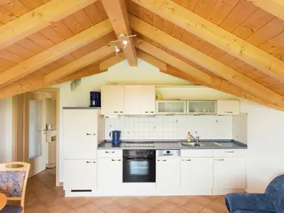 Küche/Küchenzeile in der Unterkunft Tolles Bauernhaus im Allgaeu mit Alpenblick