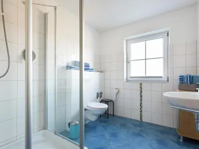 Ein Badezimmer in der Unterkunft Tolles Bauernhaus im Allgaeu mit Alpenblick