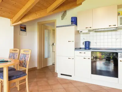 Küche/Küchenzeile in der Unterkunft Ferienwohnung im Allgäu