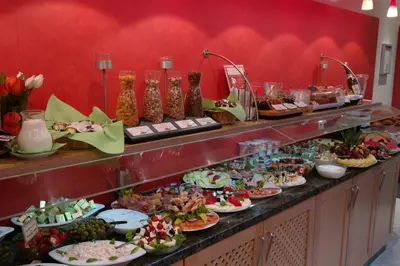 Essen im Hotel oder in der Nähe