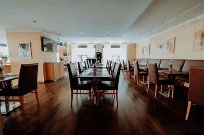 Ein Sitzbereich in der Unterkunft Hotel Ars Vivendi München