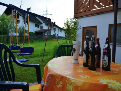 Getränke in der Unterkunft Gemütliche Ferienwohnung, Lechbruck