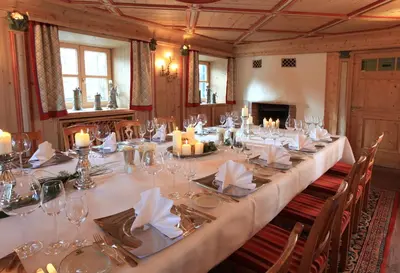 Ein Restaurant oder anderes Speiselokal in der Unterkunft InselMühle
