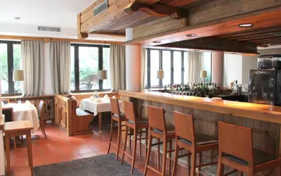 Ein Restaurant oder anderes Speiselokal in der Unterkunft Hotel Erzgiesserei Europe