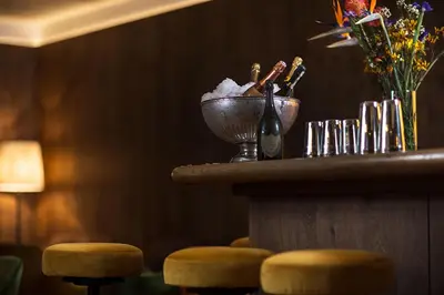 Getränke in der Unterkunft Eden Hotel Wolff