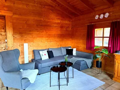 Grundriss der Unterkunft Ruhige Chalets mit Seeblick in zentraler Lage mit frisch renovierter Küche