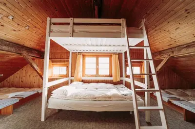 Ein Bett oder Betten in einem Zimmer der Unterkunft Obere Maxlraineralm