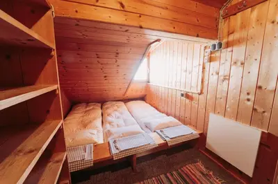 Ein Bett oder Betten in einem Zimmer der Unterkunft Obere Maxlraineralm