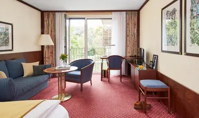 Ein Sitzbereich in der Unterkunft Living Hotel Prinzessin Elisabeth