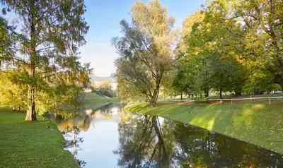 Naturlandschaft in der Nähe des Aparthotels