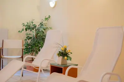 Ein Sitzbereich in der Unterkunft Trip Inn Hotel Dasing-Augsburg