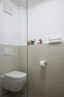 Ein Badezimmer in der Unterkunft FEWO RISSERKOGEL das Original mit großem Garten