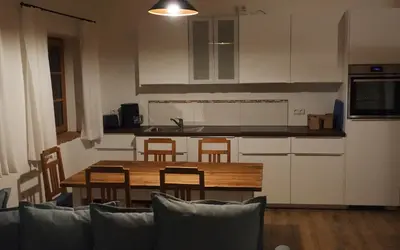 Küche/Küchenzeile in der Unterkunft Appartement - Ferienwohnung - FeWo Obernkammer