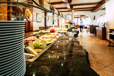 Essen im Hotel oder in der Nähe
