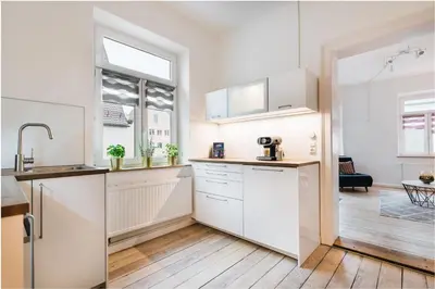 Küche/Küchenzeile in der Unterkunft #1 AUGSBURG Altstadtjuwel