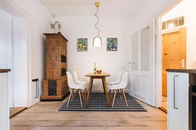Küche/Küchenzeile in der Unterkunft #1 AUGSBURG Altstadtjuwel
