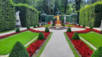Ein Garten an der Unterkunft Hörnleblick