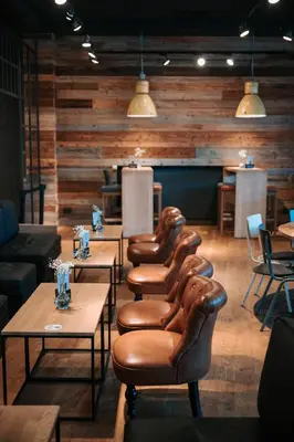 Ein Sitzbereich in der Unterkunft Feringapark Hotel by Coffee Fellows Hotels