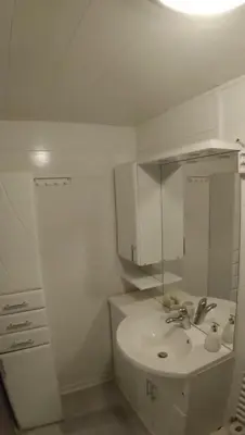 Ein Badezimmer in der Unterkunft Gemütliches Haus mit Sauna im Voralpenland