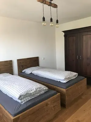 Ein Bett oder Betten in einem Zimmer der Unterkunft Fühl dich wie daheim
