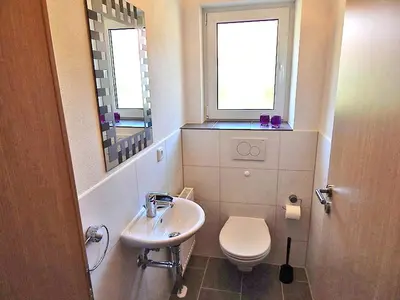 Ein Badezimmer in der Unterkunft Ferienwohnung Bergidyll