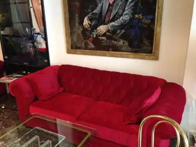 Ein Sitzbereich in der Unterkunft Hotel Montree