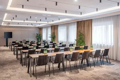 Der Geschäftsbereich oder Konferenzraum in der Unterkunft NH Collection München Bavaria