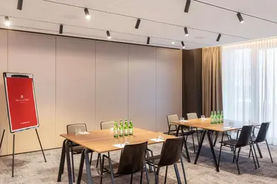 Der Geschäftsbereich oder Konferenzraum in der Unterkunft NH Collection München Bavaria