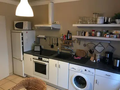 Küche/Küchenzeile in der Unterkunft Gästehaus Ertel - Ferienwohnung in Erding