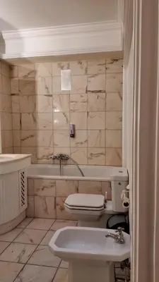 Ein Badezimmer in der Unterkunft Hotel Aurbacher Hof GmbH