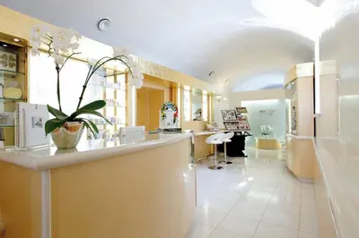 Ein Sitzbereich in der Unterkunft Boutique Hotel Residenz Winkler
