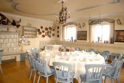 Ein Sitzbereich in der Unterkunft Boutique Hotel Residenz Winkler