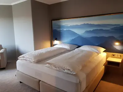 Ein Bett oder Betten in einem Zimmer der Unterkunft AWA Hotel