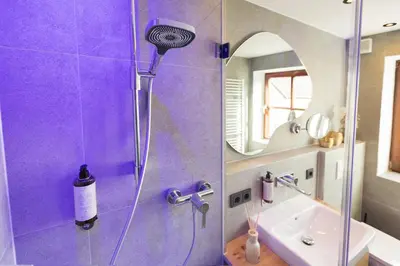 Ein Badezimmer in der Unterkunft Das Metzgerbräu - Hotel & Brauereigasthof