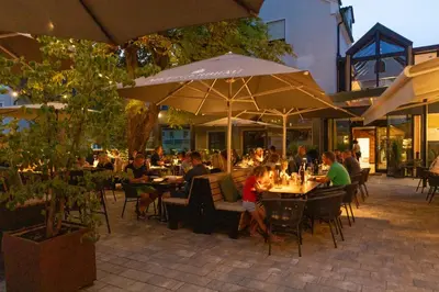 Ein Restaurant oder anderes Speiselokal in der Unterkunft Das Metzgerbräu - Hotel & Brauereigasthof
