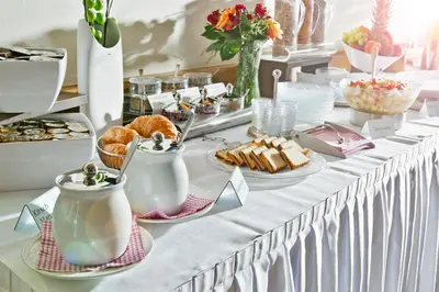 Essen im Hotel oder in der Nähe