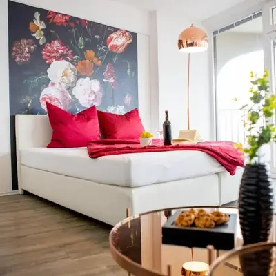 Modernes Apartment mit tollem Blick über die Stadt