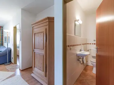 Ein Badezimmer in der Unterkunft Ferienwohnanlage Bergschlößl Wohnung Nr 9