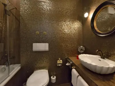 Ein Badezimmer in der Unterkunft DORMERO Hotel München-Kirchheim Messe