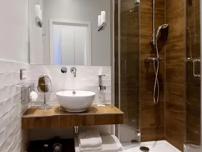 Ein Badezimmer in der Unterkunft DORMERO Hotel München-Kirchheim Messe