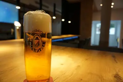 Getränke in der Unterkunft Hotel Grüner Baum