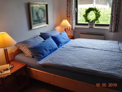 Ein Bett oder Betten in einem Zimmer der Unterkunft Ferienwohnung Fischer