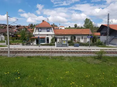 Das Gebäude in dem sich die Ferienwohnung befindet