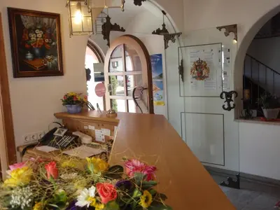 Küche/Küchenzeile in der Unterkunft Hotel Landhaus Feldmeier ***S
