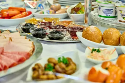 Essen im Hotel oder in der Nähe