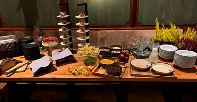 Essen im Hotel oder in der Nähe
