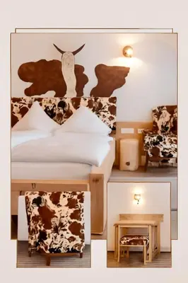Ein Bett oder Betten in einem Zimmer der Unterkunft Forsthaus Wörnbrunn