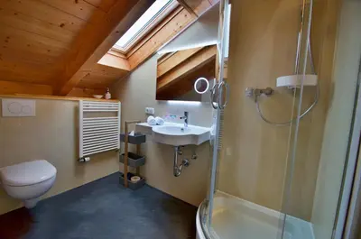 Ein Badezimmer in der Unterkunft Hotel Ferienhaus Fux