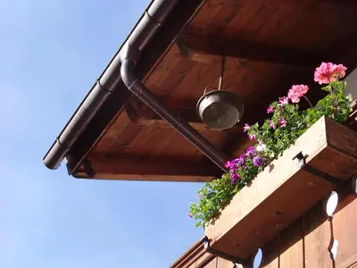 Ein Balkon oder eine Terrasse in der Unterkunft Hotel Ferienhaus Fux