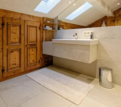 Ein Badezimmer in der Unterkunft Freihaus Brenner